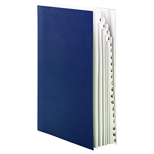 Smead Desk File/Sorter, Alphabetic (A-Z) and 1-20, 20 Dividers, Legal Size, Blue (89237)