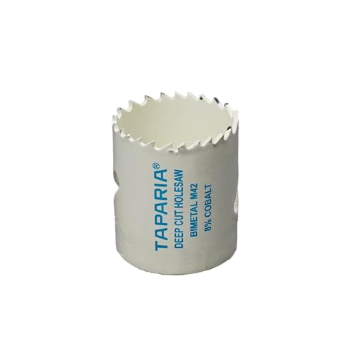 Image of Taparia Bi-Metal Hole Saw Cutter HSBM35 (35 mm Dia)-Variable Pitch Teeth, HSS 8% Cobalt-Precision Cutting Tool for Metal, Wood, Plastic-Professional Grade, DIY