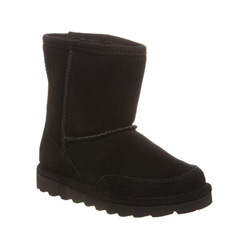Bearpaw Brady Youth Black Size 5 | Youth's Fashion Boot | Youth's Slip On Boot | Comfortable Winter Boot #TOP1