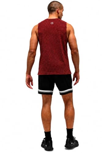 Image of TRUEREVO Men's Light Weight Dryfit Sports Tank Top Vest with Reflective Details for Running, Gym & Training
