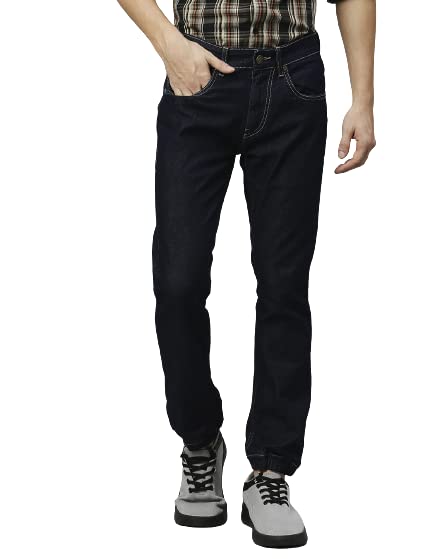 Image of HIGH Star Men Black Jean Slim-Fit Stretchable Jeans