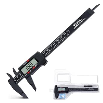 Kynup Digital Caliper, Vernier Calipers Measuring Tool with LCD Screen, Electronic Micrometer Caliper with Auto-Off Feature, Inch and Millimeter Conversion(0-6")