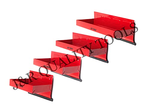 Vct 4Pc Magnetic Toolbox Tray Set Tool Box Cabinet Side Shelf Storage Van Workshop #TOP1