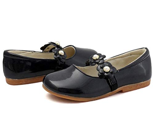 Girls Mary Jane Ballet Ballerina Flat Slip on School Uniform Dance Dress Shoe for Toddler/Little Kid3