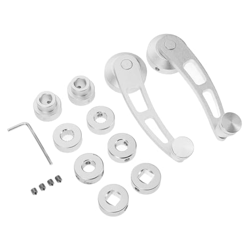 HAWILLOSCH Modified Aluminum Alloy Car Window Handle Universal Window Crank for Cars