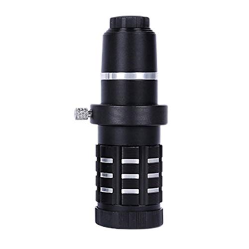 12 Times Universal Zoom Metal Mobile Phone Telescope Mobile Phone Lens (Black)
