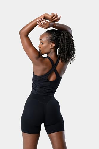 Kamo Fitness Serenity Shorts High Waisted 6" Inseam No Front Seam Thigh Friendly V Booty Seam Women's Biker Shorts4