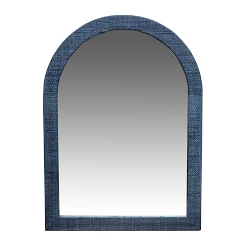 East at Main Indigo Road by Egypt Sherrod Gia Raffia Mirror (Blue) Cover