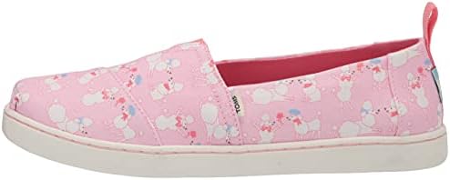 TOMS Girls Alpargata Sneaker, Veiled Rose, 3 Little Kid | Image 7