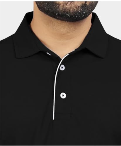 Image of T-Shirt for Men's | Regular Fit Polo Casual Stylish | Half Sleeve T Shirt