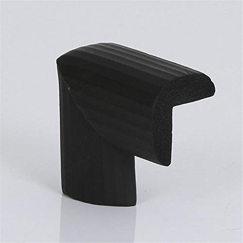 EYCFSJ テーブルコーナープロテクター 10個ソフトベビーセーフコーナープロテクターベビーキッズプロテクションL字型テーブルデスク家具コーナーガード子供用セーフティエッジブラック