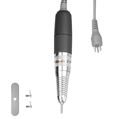 UP200 Nail Drill Handpiece Compatible with KUPA KP55 KP60 KP5000 UP200 Nail Drill Parts 35000RPM Electric Nail File Handle Replacement 3 Pins Low Noise Powerful and Smooth (Only Handpiece)