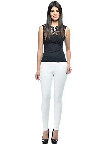 Image of Frenchtrendz Women's Skinny Fit Mid Rise Stretchable Cotton Spandex Jegging Pull On (XS-4XL)