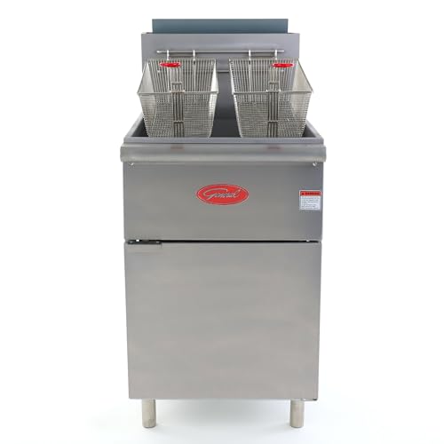 General Foodservice Deep Fryer, 70 lb., 150,000 BTU, in Stainless Steel