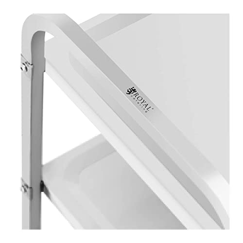 Royal Catering RCSW-112 serveerwagen 4 boorden 89 x 49,5 x 3 cm 108 kg serveerwagen keukenwagen roestvrij staal… - Afbeelding 3