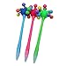 Bydezcon 12Pcs Decompression Ballpoint Pen Funny Beads Ballpoint Pen Office Writing Pen For Kid Boy Girl Student Class Reward, as described