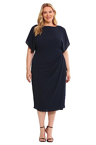 Image of Maggy London Women's Dresses Boat Neck Flutter Sleeve Dress Occasion Event Guest of