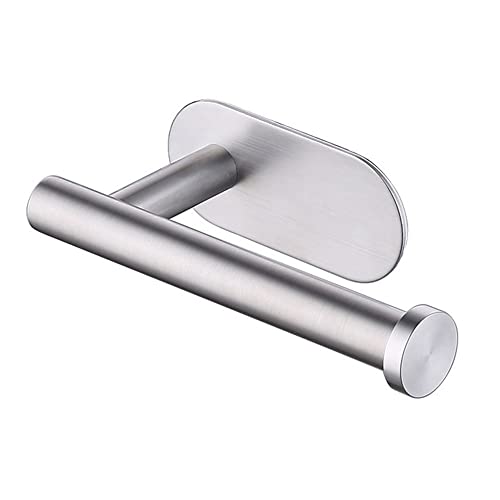 WSNDM Portarrollos Papel Higiénico, No Requiere Perforación, Autoadhesivo Porta Rollos de Papel Higienico Acero Inoxidable, Fuerte Adherencia, Resistente al Agua, Apto para Baños y Cocinas Cover