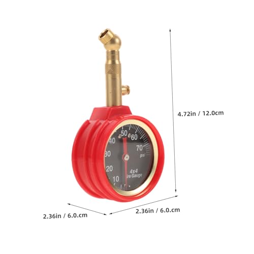 Cabilock Automotive Tire Pressure Gauge Compact Manual Checking Tool with Deflation Feature for Accurate Pressure Measurements Car Tires User Friendly Design for Optimal