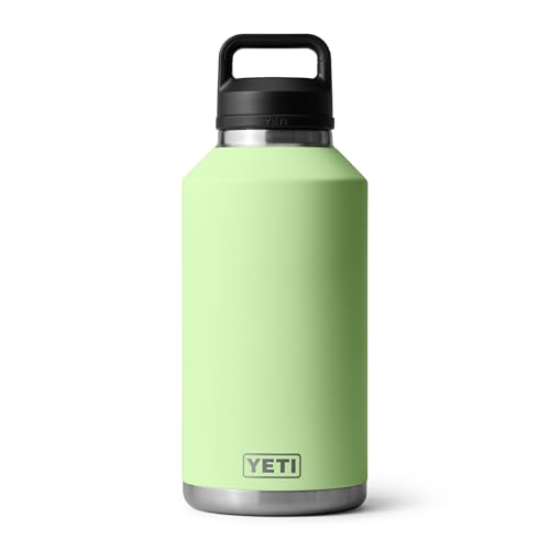 YETI Rambler 64 oz Bottle, Vacuum Insulated, Leakproof, Stainless Steel with Chug Cap, Key Lime