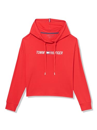 Tommy Hilfiger Women's Lightweight Logo Hoodie Sweatshirt