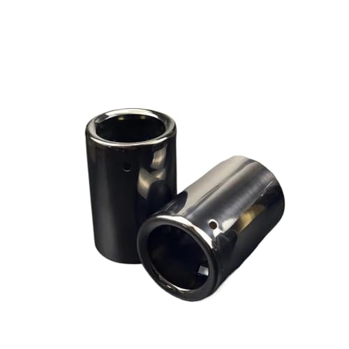 F30 F35 320i 320 316i 328i 2013-2017 �ԗp �X�e�����X�X�`�[�� ���A�e�[�� �r�C�}�t���[ �`�b�v�G���h�p�C�v �T�C�����T�[�p�C�v �e�[���p�C�v �V���o�[ 2�� �Ԃ̔r�C�ǂ̖��[(Black 2pc)