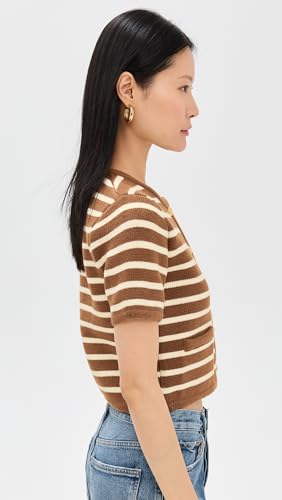 English Factory Women's Knit Striped Sweater Cardigan4