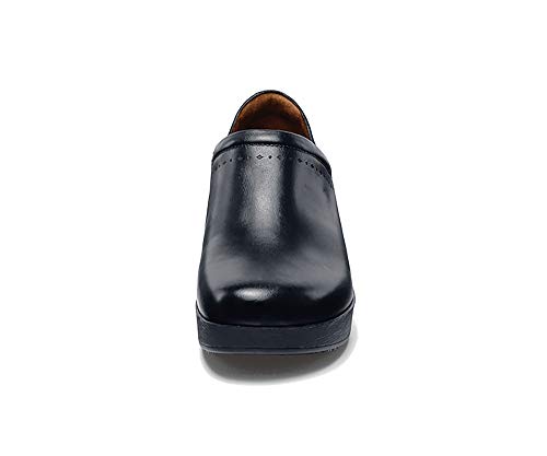 Shoes For Crews Juno, Women's Slip Resistant, Leather Work Clogs-, Black, 9 Wide Us #TOP3