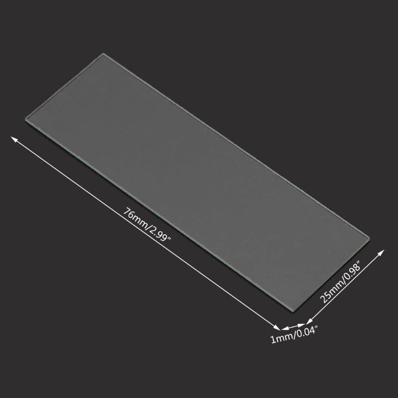 Lames de Verre for Microscope concave, 50 pièces, épaisseur 1mm, for, Lames réutilisables for échantillon Vierge Laboratoire