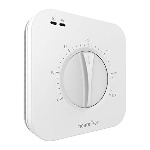 Heatmiser DS1 Thermostat, White Cover