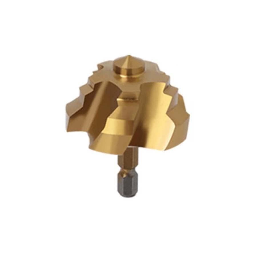 NEIQIUWING Broca escalonada PPR de 40/50/63 mm con vástago hexagonal, broca de ensanchamiento para tuberías de agua, taladro perforador, herramienta sanitaria