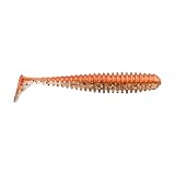 Berkley PowerBait Saltwater Power Swimmer Fishing Bait, New Penny, 3.3in, Irresistible Scent and Flavor, Large Thumping Paddletail Action, Ideal for Bass, Musky, Panfish and More