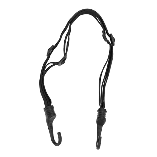 Pilipane Motorcycle Helmet Luggage Rope High Elasticity Flexible Adjustment Strap for Securing Helmets and Luggage on Motorcycles Electric Bikes Rubber ABS Material 60cm Length