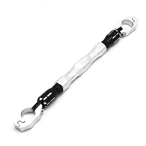 KNOXC Für Yamaha Rd 350 Xt660 Mt10 Sr400 Rx100 XJR 1200 Motorrad Lenker Balance Hebelgriff Crossbar (Farbe : Silber, Größe : 1)