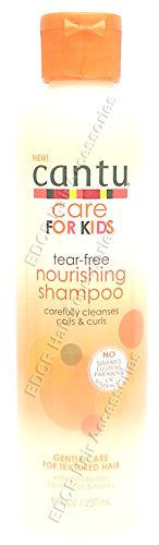 Champú nutritivo Cantu para niños, sin lágrimas, para lavar cabello rizado de manera suave; para cabello texturizado, 236,5 ml