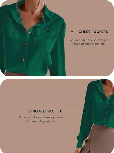 Image of GRECIILOOKS Shirt for Women Stylish | Long Shirt for Women | Oversized Shirt for Women | Women Shirt | Tops for Woman