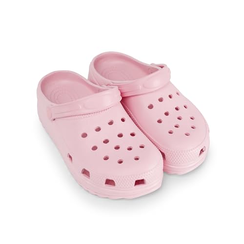 BESCH Zuecos Clasico de EVA para Mujer, Adulto Unisexo - Zapatillas de Verano Impermeable Ligero (Rosa, 41)