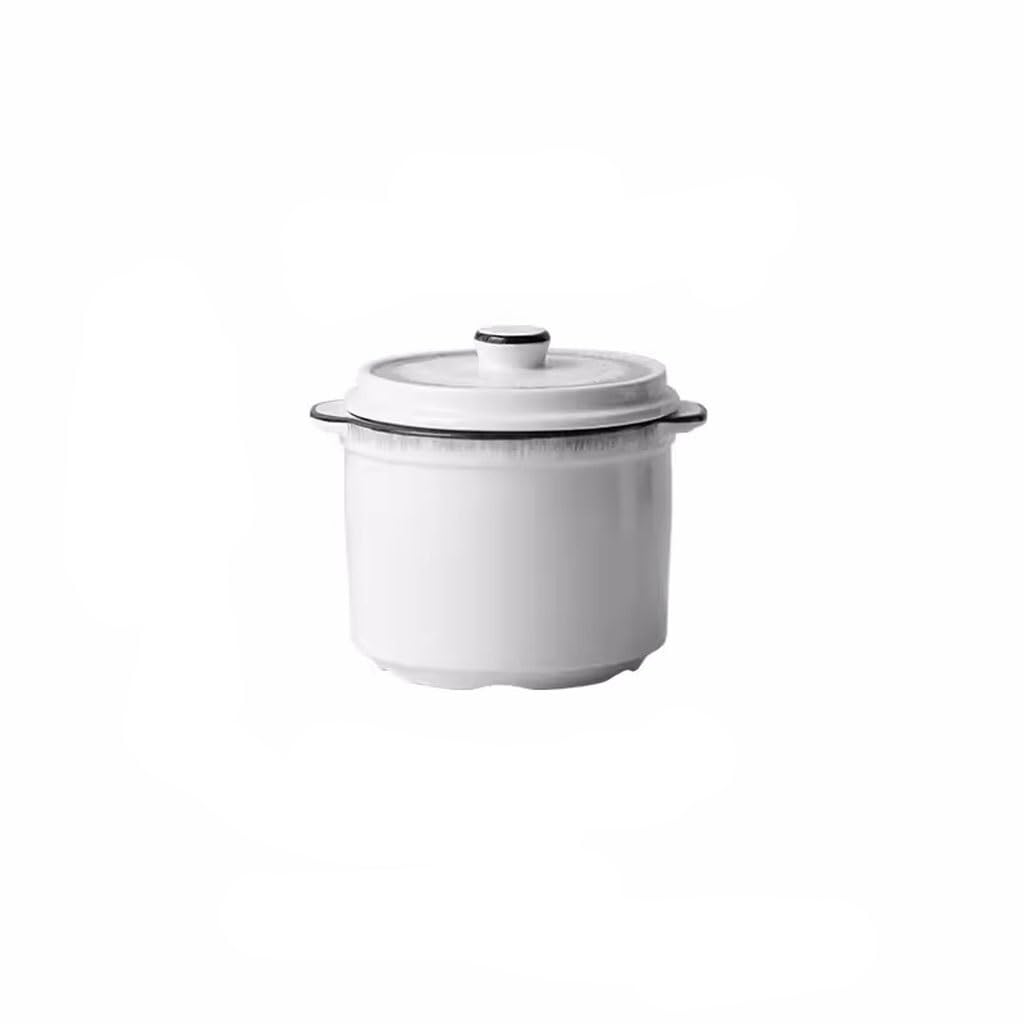 WOTZOV Salad Bowl Ramen Bowl Ceramic Soup Bowl Stew Pot Household Stew Liner Soup Bowl Stew Pot With Lid Soup Pot Rice Bowl Cup Bowl Bowls For Kitchen Ice Cream Bowls