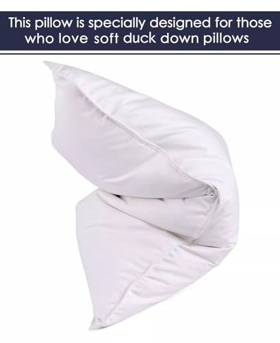 Almohada de lana natural con cubierta de algodón Queen miniatura 2