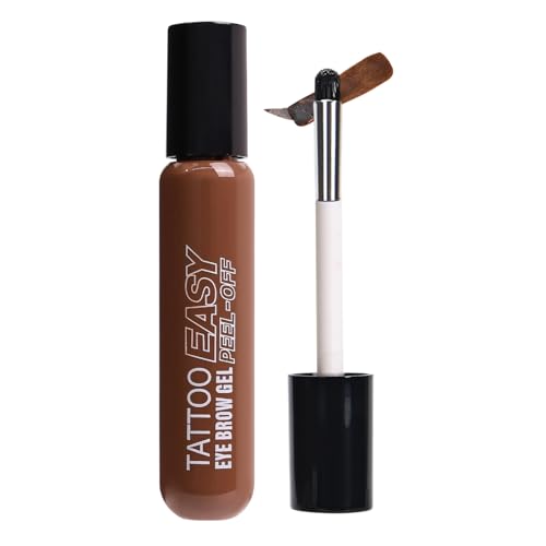 Pele la ceja - Gel semi permanente para coloración de cejas naturales | Manchas impermeables duraderas con fórmula a prueba de sudor, herramienta de belleza de aplicación fácil para mujeres