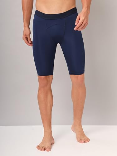 Image of TECHNOSPORT Mens Compression Tights for Gym, Running, Cycling, Swimming, Workout & Athletic Activities