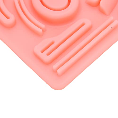 Image of Silicone Laparoscopic Suture Simulation Pad, 3D Laparoscopic Suture Pad Laparoscopic Trainer with Pre Cut Wounds for Medical Student Doctor