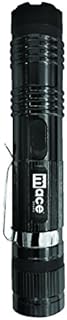 Mace Brand Compact Stun Flashlight, Features Powerful LED Light with 3 modes, Includes Belt Clip and Power Cord, Great for Self-Defense, Black