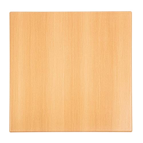 Bolero Square Table Top Beech 600mm Wood Restaurant Catering Hotel Bar