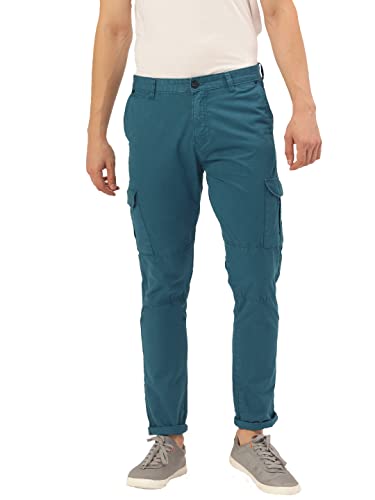 Image of Diverse Men Overdyed Cotton Cargo