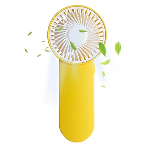Generico Mini ventilador portátil – Enfriador personal alimentado por batería en | Ventilador portátil ligero, elegante cordón para viajes a la playa, actividades al aire libre,