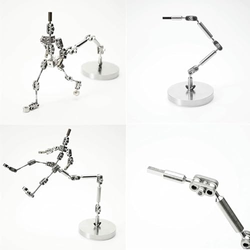 Kit d'armature animation image par image stop-motion et bras de montage acier - 7