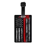 Feuerwehr-Axt mit roter Linie, Gepäckanhänger, gebraucht in Gepäck, Seesäcken, Sporttaschen, Werkzeugkisten, 8,4 x 53,3 cm