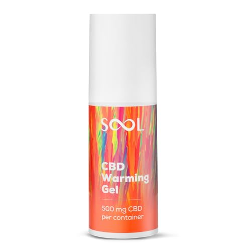 SOOL Gel Riscaldante al CBD 500 mg, 100 ml | Crema Massaggiante CBD per Articolazioni e Muscoli | CBD ad Alta Potenza con Oli di Legno di Canfora, Cannella e Zenzero | Sollievo Rivitalizzante