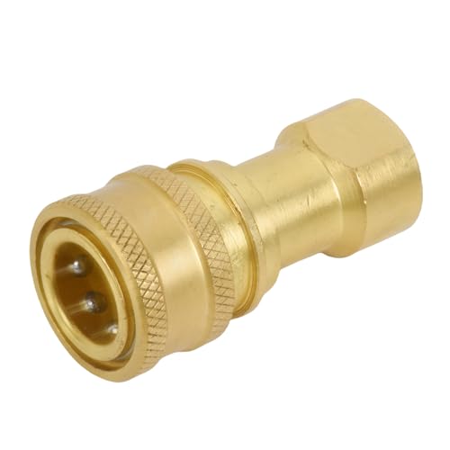 Image of 1 /4 inch NPTF Brass High Pressure Hydraulic Connect Nipple Compatible With Parker 60 Series Nipples BH2-60